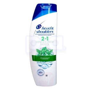 HSS360M2N1, Head & Shoulders Shampoo 360ml 2N1 Menthol, 8001090196385
