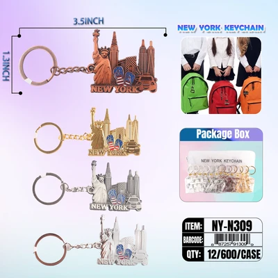 NY-N309, NY Key Chain, 887257913099