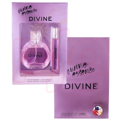 89353, Women's 2pcs Vial Set DIVINE ESSENCE 50ml/1.7fl.oz+10ml/0.34fl.oz EDP, 191554893535