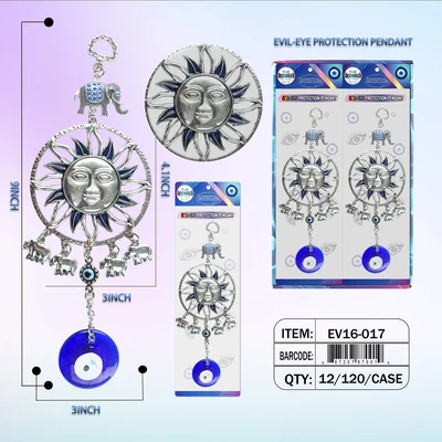 EV16-017, EVIL-EYE PROTECTION PENDANT, 887257860010