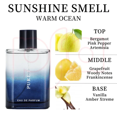 88274, Eau de Parfum 3.4 oz/100 ml Pure Fresh for Men - United Scents, 191554882744
