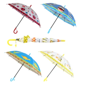 46022, Drops Umbrella Kids w/ Animal Prints, 191554460225