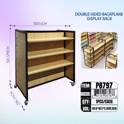 P8797, Double-sided grooved steel displays, 887257287978