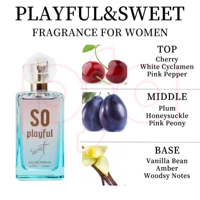 89079, Eau de Parfum 3.4 oz/100 ml So Playful for Women - United Scents, 191554890794