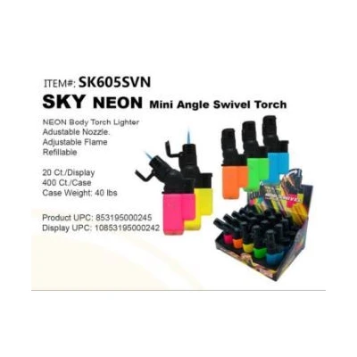 SK605SVN, SKY MINI ANGLE NEON SEIVEL TORCH 20/400, 853195000245