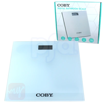 CBS-599-WH, Coby Digital Bathroom Scale White, 850744008899