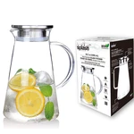 33103, Splash Glass Pitcher w/ Aluminum Lid 50.7oz HD 1pk, 191554331037