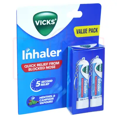 VI.5-2, Vicks Inhaler .5ml 2PK Card, 4897176191380