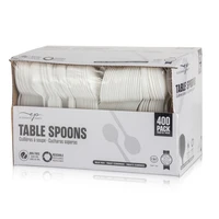 38082, Elegance Party Plastic Table Spoon 400ct, 191554380820
