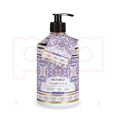 60681, Molto Bella Hand Soap  21.3 FL OZ   Vanilla Velvet, 191554606814