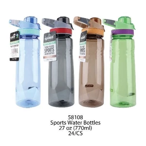 58108, Splash Tritan Bottle 27oz w/ Clip, 191554581081