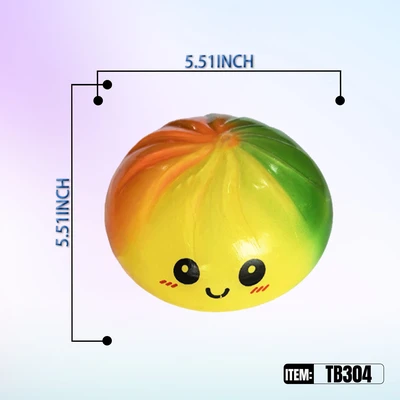 TB304, Ralex Squishy Dumplings Rainbow Color 5.51", 887258013040