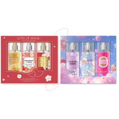 89972, Women's 3pcs Body Mist Set Assorted Case, 191554895393