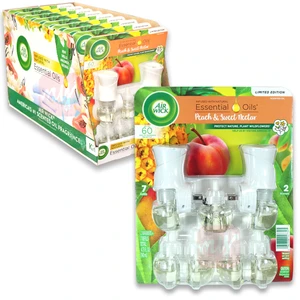 AWO7-2PSN, Air Wick Oil Plug in Set 7 Oil +2 Gadget Peach & Sweet Nectar, 062338027395