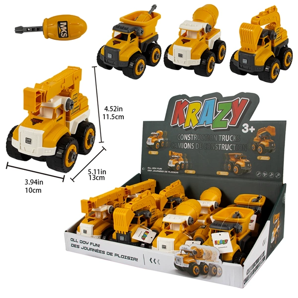 84156, Krazy Toy DIY Construction Truck Big, 191554841560
