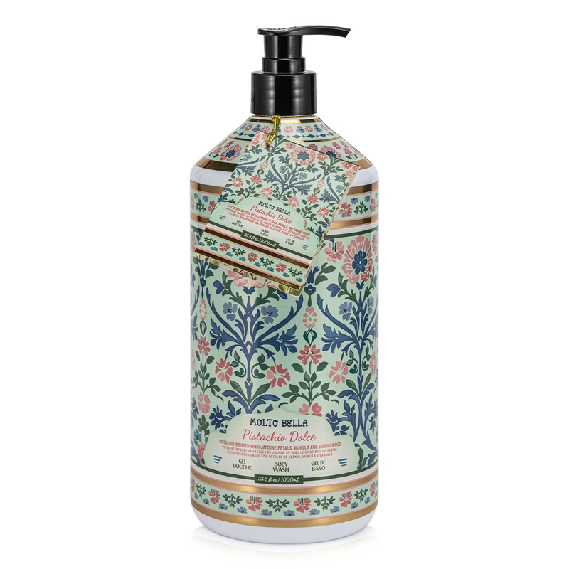 Molto Bella Body Wash Pistachio Dolce 33.8oz/1000ml
