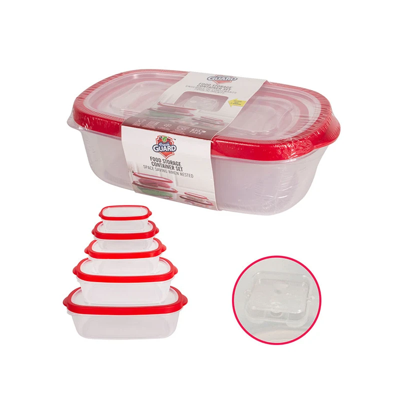 Fresh Guard Container w/ Vent 10PK Rectangular