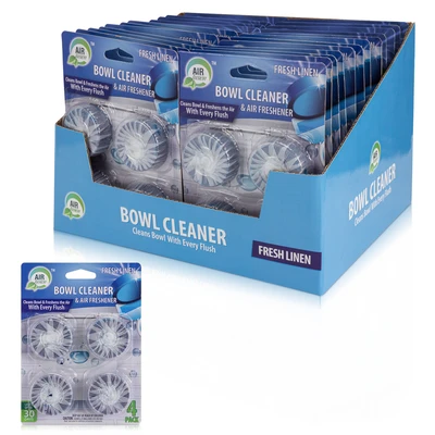 DT60112, Air Fusion Bowl Cleaner & Freshener 4PK Linen, 191554601123