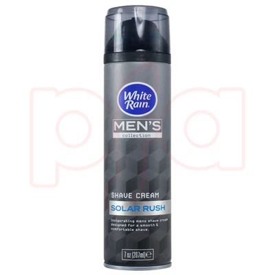 WR86919, White Rain 7oz Men's Shaving Cream Solar Rush, 810020286595