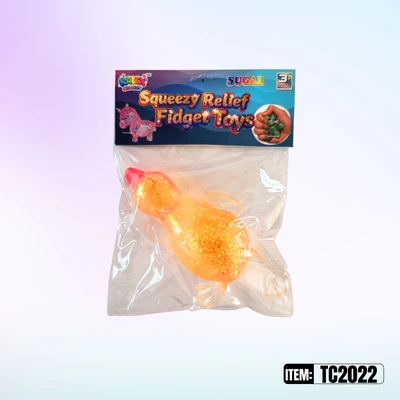 TC2022, Sugar Squeezy Relief Fidget Toys Paddle Duck 5.7"x2.76", 887258040220