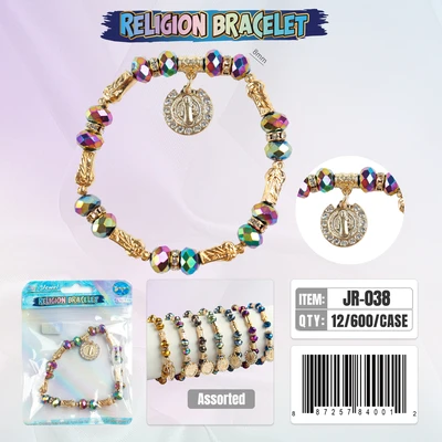 JR-038, Crystal Religion Bracelet, 887257840012