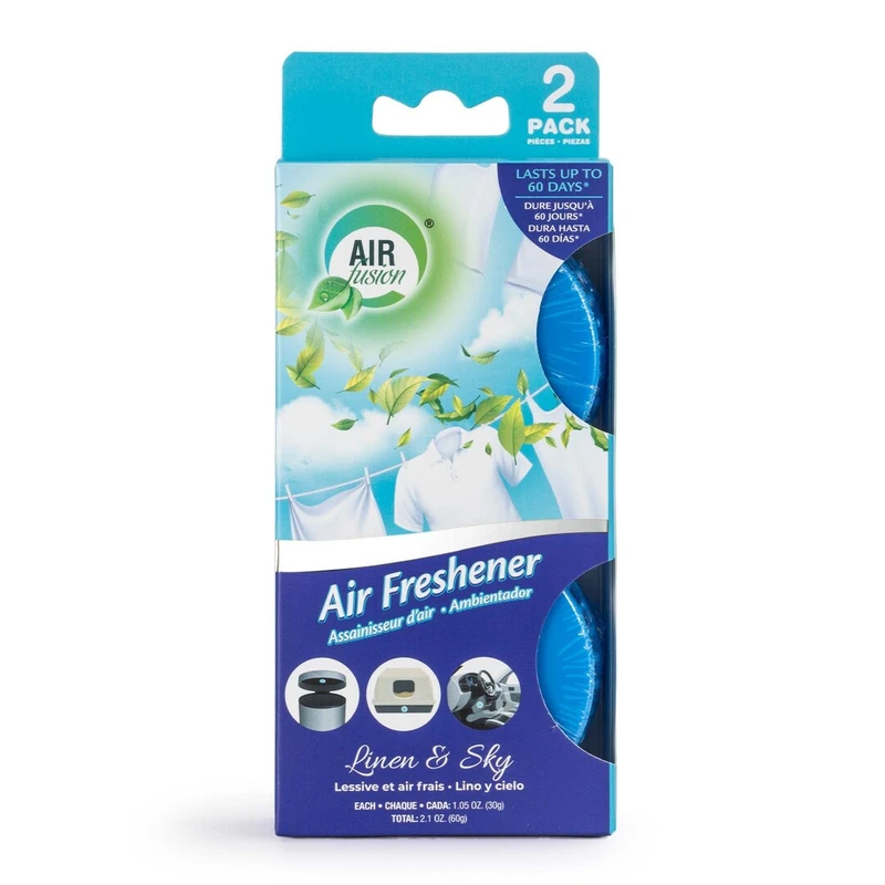 Air Fusion Air Freshener Gel 2pk Linen & Sky