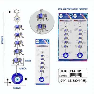 EV14-002, EVIL-EYE PROTECTION PENDANT, 887257870019