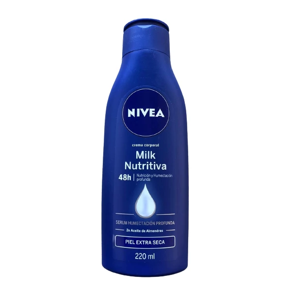 NL220NES, Nivea Body Milk 220ml Nutritiva Piel Extra Sea, 7501054549802