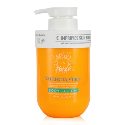 60714, Solo En Ibiza  Body Lotion 16.9oz/500ml Valencia Vibes, 191554607149