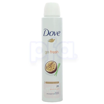 DBS200PF, Dove Body Spray 200ml Go Fresh Passion Fruit, 8720181347191