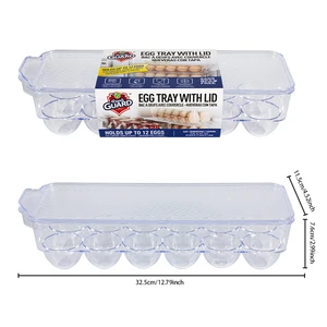 38232, Fresh Guard  12ct Egg Tray w/Lid 12.7x4.5x3 inch, 191554382329