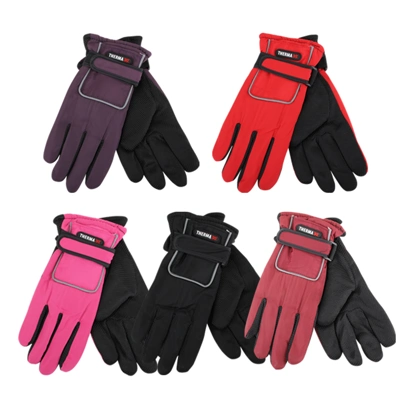 11252, Thermaxxx Ladies Ski Gloves w/ Strap, 191554112520