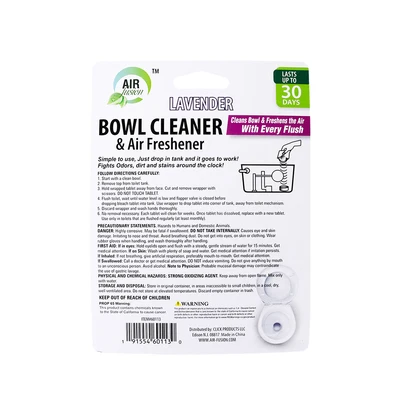 60113, Air Fusion Bowl Cleaner & Air Freshener 4PK – Lavender, 191554601130