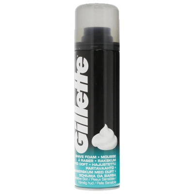 GS200SS, Gillette Foam Shaving Cream 200ml Sensitive, 7702018980932