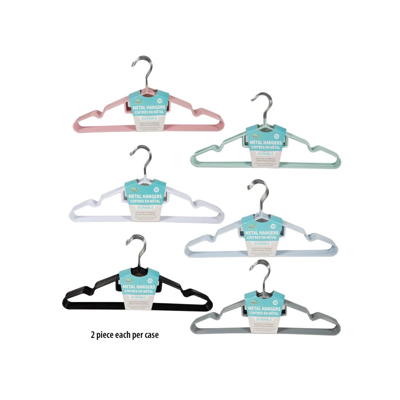 Ideal Home Metal Hanger 10PK