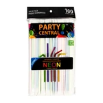 39100, Party Central Drinking Straw 100PK Individual Wrap, 191554391000