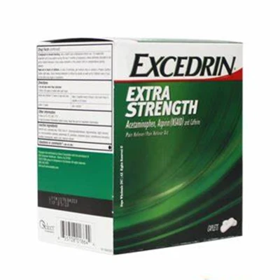 ED25ES-20, Excedrin  Extra Strength Dispenser 25 x 2's, 655708018644