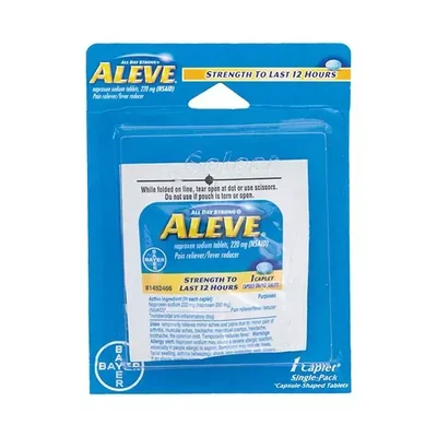 ALE12S-12, Aleve Single Pack Blister, 655708118320
