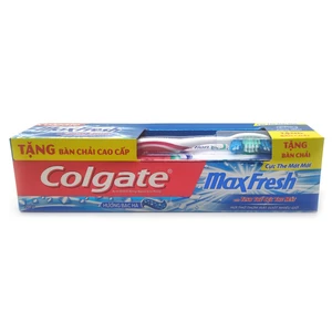 CTP200MF, Colgate Total Toothpaste 200g 7.05oz MaxFresh + TA Brush