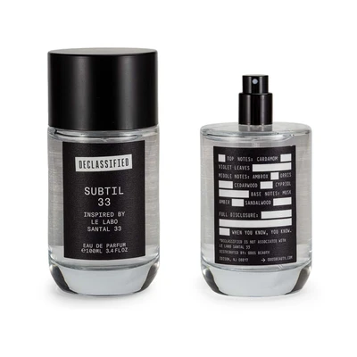 OD89716, Declassified  Men's EDP 100ml/3.4oz SUBTIL 33, 191554897168