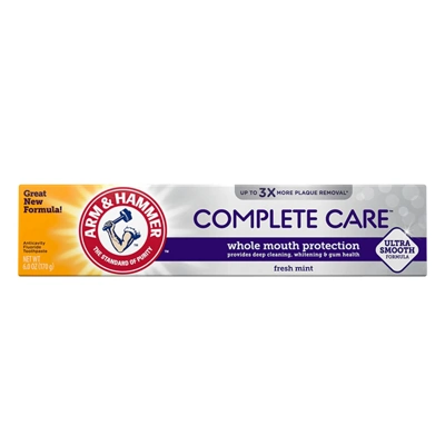AHTP170CCW, Arm & Hammer Toothpaste Complete Care Whitening 6oz/170g, 033200180531