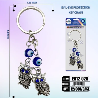 EV12-028, EVIL EYE KEY CHAIN PROTECTION, 887257890017