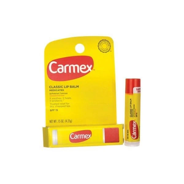 CXL15C, Carmex Lip Balm Medicated 0.15oz Classic, 083078113179