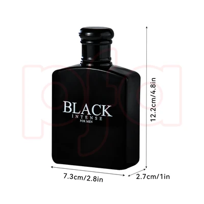 88200, Eau de Parfum 3.4 oz/100 ml Black Intense for Men - United Scents, 191554882003