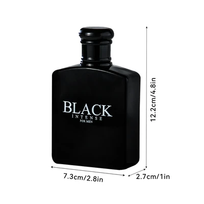 88200, Eau de Parfum 3.4 oz/100 ml Black Intense for Men - United Scents, 191554882003