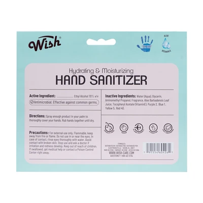 OL60426, Wish Spring Hand Sanitizer Spray 2-Pack Gift Set with Charms 1.5oz, 191554604261