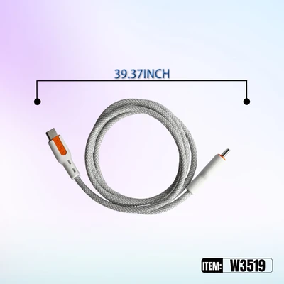 W3519, FAST CHARGING DATA CABLE 1M 60W C-C, 6918033876933