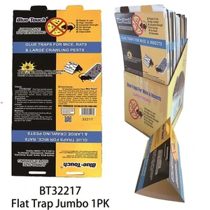 BT32217, Blue-Touch Jumbo Flat Glue Trap 1PK, 6931492322179