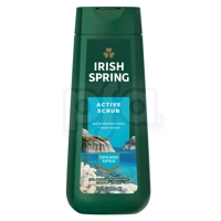 IS20AS, Irish Spring Body Wash 20oz Active Scrub, 035000993618