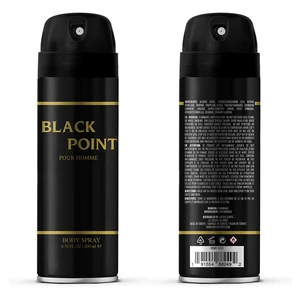 88249, Men's Body Spray Aerosol  6.76oz BLACK POINT, 191554882492